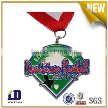 Customized color filling enamel metal medals