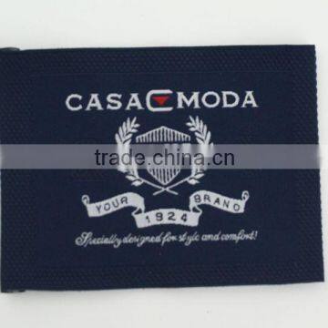 Custom clothing label, woven clothing label, brand name label for clothing