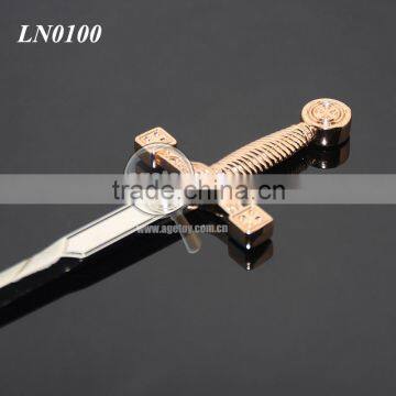 Sword Shape Customized Souvenirs Zinc Alloy Silver Color Metal Sword Letter Opener photo-3