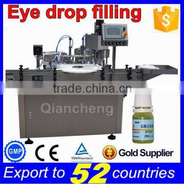 Trade assurance PLC controlled Automatic eye drop filling machine,liquid filler