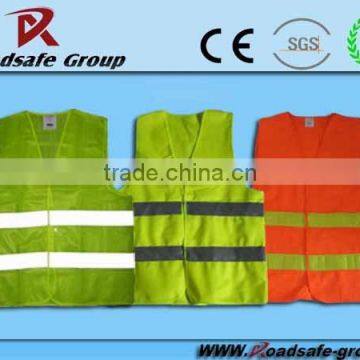 strong reflective yellow vest