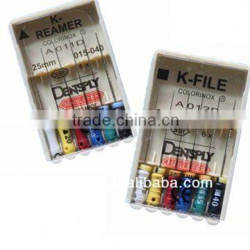 Dentsply Colorinox h&k dental files