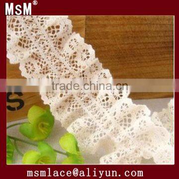 Cotton lace trimming edging for sale