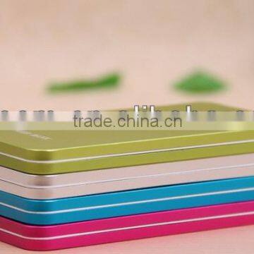 2013 portable popular ultra thin power bank 5000mAh