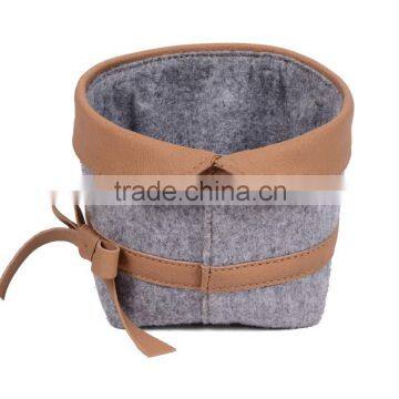 Natural Fibres Small Felt Storage Box