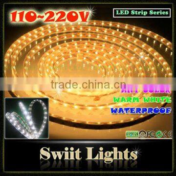 High Lumen 220V/110V 5050 Flexible LED Strip 50M Waterproof IP67