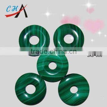 Wholesale Fashion Malachite Gemstone Donut Stones