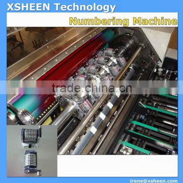 3 automatic printing numbering and perforating machine XHDM570 , paper perforating machine