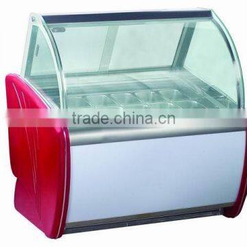 20plates sorvete display showcase/icecream display freezer/ice cream display refrigerator