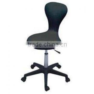 STOOL WITH BACK Black colour for beauty salon