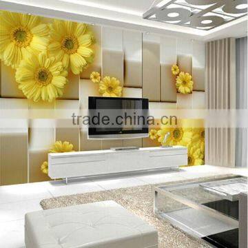 2016 factory price 3d decoration textile wallpaper