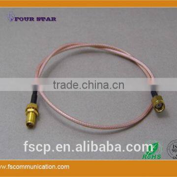 RG316 Cable Assembly With SMA RP-Female Bulkhead to SMA RP-Male Connector photo-3