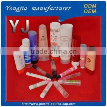 Soft tube packaging plastic cosmetic tube with screw filp top cap