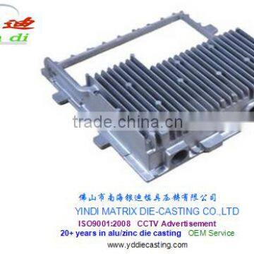 Aluminum Alloy ADC12,A380,A360 Die Casting Telcom Heat sink