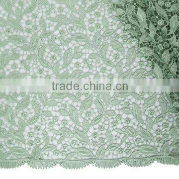 2016 Latest Fashion Guipure Lace Wedding Dress / Korean Lace Fabric With Stones / Lace Cord