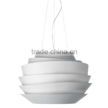 Romantic modern white hanging lamp 3*E27 for home decorative