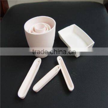 95% ~ 99% AL2O3 Alumina Ceramic Crucible With Corrosion Resistance