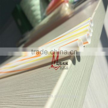 Two Color Spiral Striped Straw Making Machine