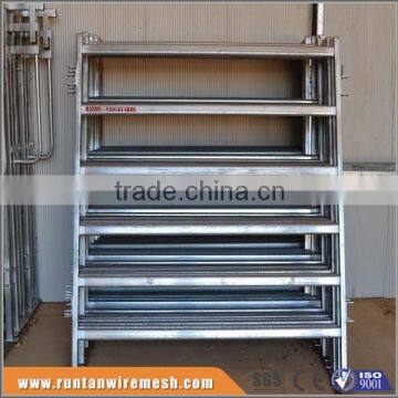 Trade Assurance Round Oval or Square Pipe steel galvanized horse panels