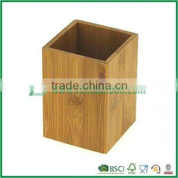 Eco-friendly bamboo pen container,big capacity