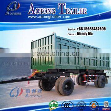 "Aotong" brand Full trailer;small trailer, drawbar trailer for sale