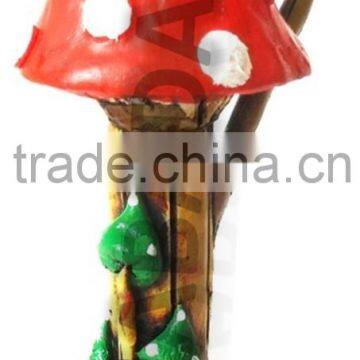 Figurine Shaped Hand Crafted Smoking Pipes - Tall Mushroom