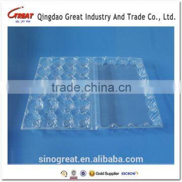Transparent Pet Plastic Egg Tray 6-30 Eggs Tray