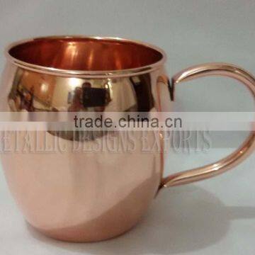 100% Copper Moscow Mule Barrel Mug