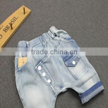 child boy knee-length pants casual thin denim clothing baby summer pants