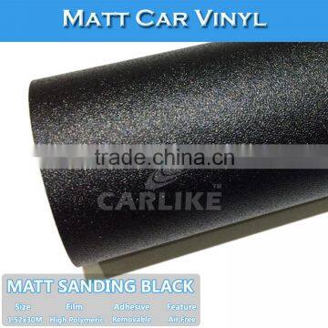 SINO STICKER 30M C9016 Matt Sanding Black Wrap Matt Vehicle Film