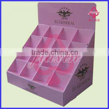 Folding Cosmetic PDQ Display Box, Counter Display Stand tray