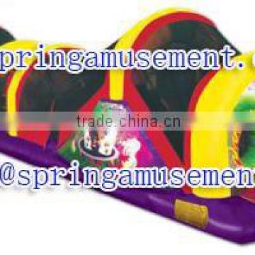 high quality and Safety long Inflatables obstacle course outdoor playground for sale SP-OC058