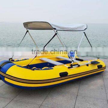 high quality Aluminum Floor PVC Inflatable Boat HH-S360