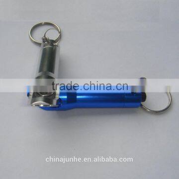 Metal Material Key Chains/ Key Chain Bottle Opener with LED Light