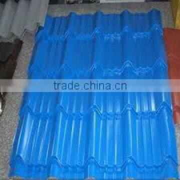 840 size blue color corrugated steel sheet