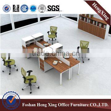 Wooden Office Staff Computer Table With Storage Cabinet Office Partition (HX-GA011)