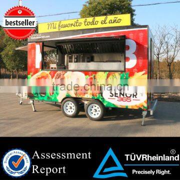 2015 hot sales best quality petrol tricycle food cart electric tricycle food cart qtricyle food cart