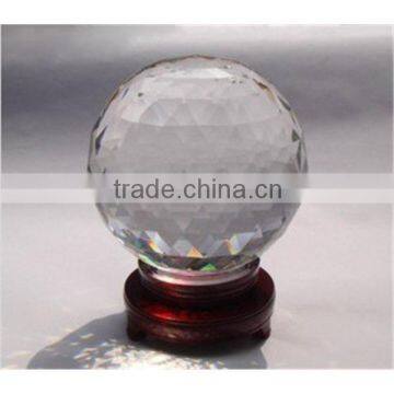 OEM/ODM homemade crystal faceted sphere/ball