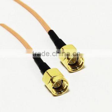 Factory sale SMA Male Switch SMA Male plug Adapter Cable RG316 15CM 6" for wifi wireless router