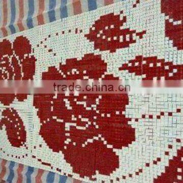 red rose mosaic patterns