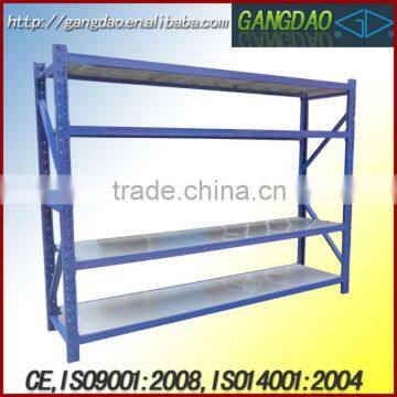 Medium duty warehouse storage shelves