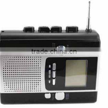 portable radio cassette player to USB&SD