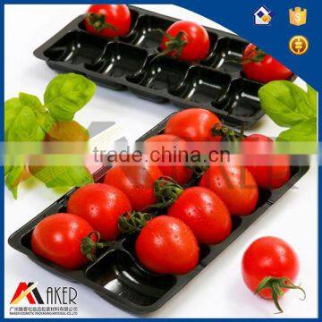tomato black Fast Plastic Food Tray