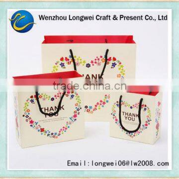 various good quality wedding paper bag/paper straw bag