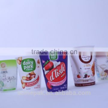 330ml IML yogurt coffee ice cream plastic cup