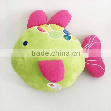 2015 Wholesale cute fish toy pillow , plush fish animal pillow