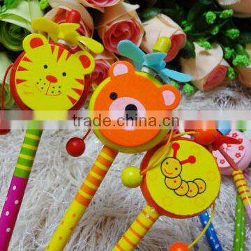 Novelty multi-pictures pencils colorful wooden HB pencil for promional