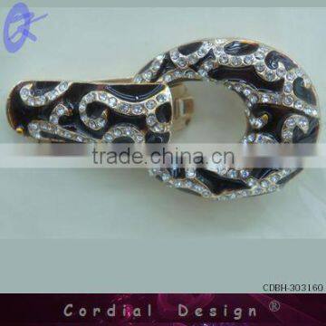 2013 New Arrival Jewelry Rhinestone Oil Drip Brooch for Girls