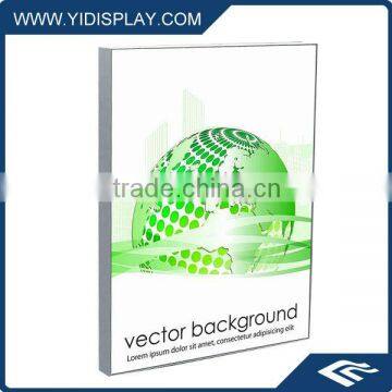 Aluminum LED optical lens light box for display