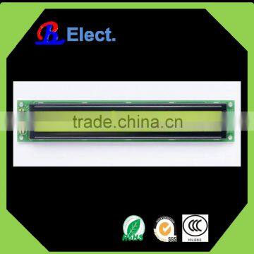 40x02 COB lcd module display, yellow green STN transflective lcd screen